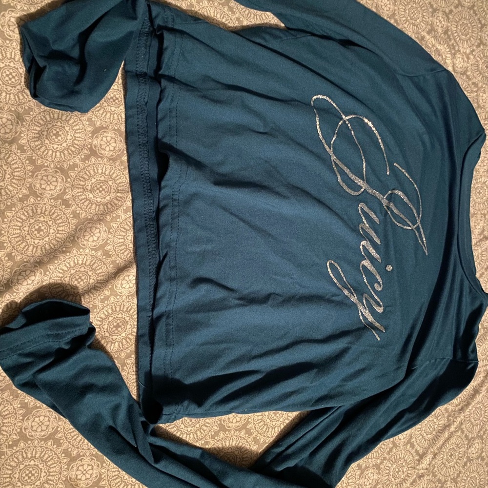 Juicy Couture Deep Teal Long Sleeve Shirt